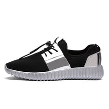Load image into Gallery viewer, Summer Men Womens Athletic Shoes Breathable Walking Sneakers Mesh Sports Sneakers Cheap Jogging Shoes Black Gold Couples Runners