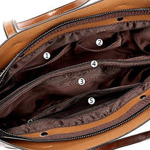 Load image into Gallery viewer, Women Leather Handbag Shoulder Ladies Purse Messenger Satchel Crossbody Tote Bag