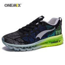 Load image into Gallery viewer, Onemix men's sport running shoes music rhythm men's sneakers breathable mesh outdoor athletic shoe light male shoe size EU 39-46