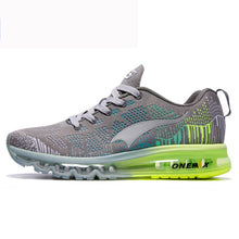 Load image into Gallery viewer, Onemix men's sport running shoes music rhythm men's sneakers breathable mesh outdoor athletic shoe light male shoe size EU 39-46