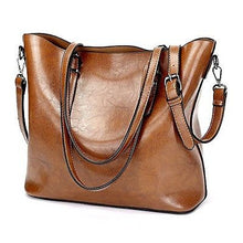 Load image into Gallery viewer, Women Leather Handbag Shoulder Ladies Purse Messenger Satchel Crossbody Tote Bag